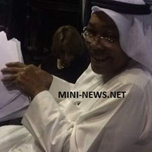 الفنان سعد الفرج أثناء إحدى البروفات