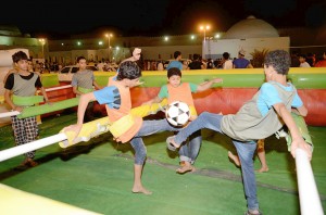 جانب من فعاليات الشباب في رمضان