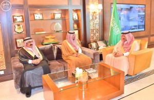 سمو ولي العهد يستقبل الوكلاء المساعدين للشؤون الأمنية في إمارات المناطق